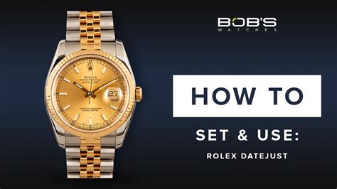 rolex ring setting|how to set Rolex datejust.